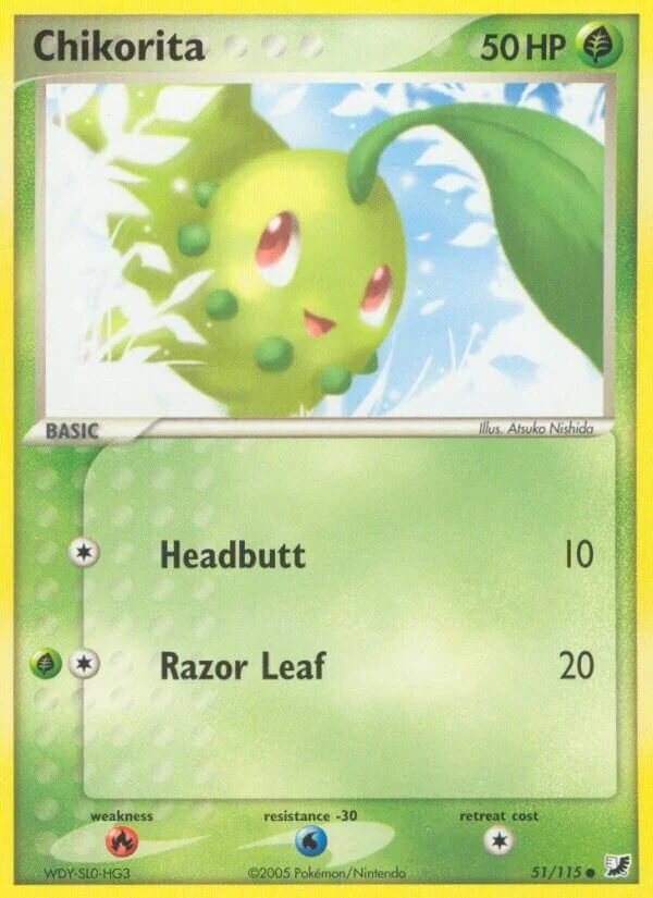Chikorita 「UF 51/115」「EN」