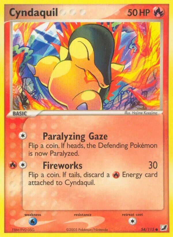 Cyndaquil 「UF 54/115」「EN」