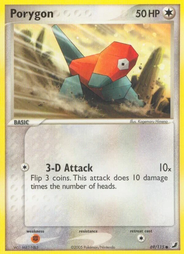Porygon 「UF 69/115」「EN」