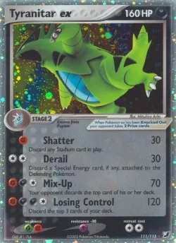 Tyranitar ex 「UF 111/115」「EN」
