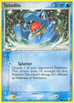 Totodile 「UF 78/115」「EN」