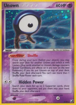 Unown 「UF A/28」「EN」