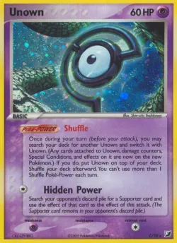 Unown 「UF C/28」「EN」
