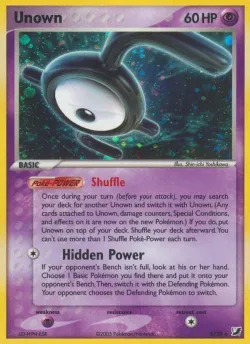 Unown 「UF E/28」「EN」