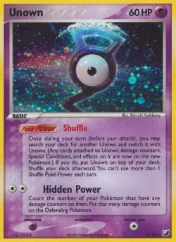 Unown 「UF G/28」「EN」