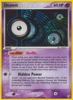 Unown 「UF I/28」「EN」