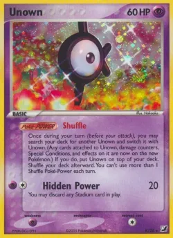 Unown 「UF K/28」「EN」