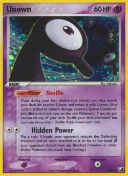 Unown 「UF R/28」「EN」