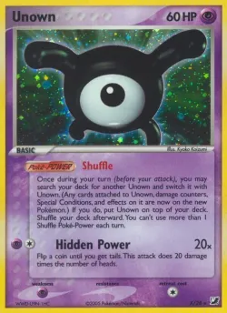 Unown 「UF X/28」「EN」