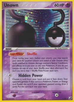Unown 「UF ?/28」「EN」