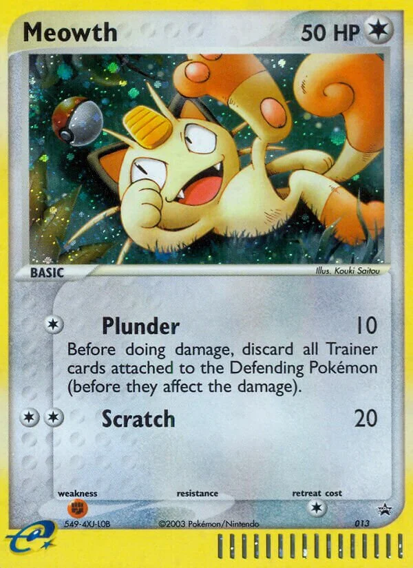 Meowth 「NP 013」「EN」
