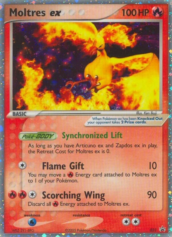Moltres ex 「NP 031」「EN」