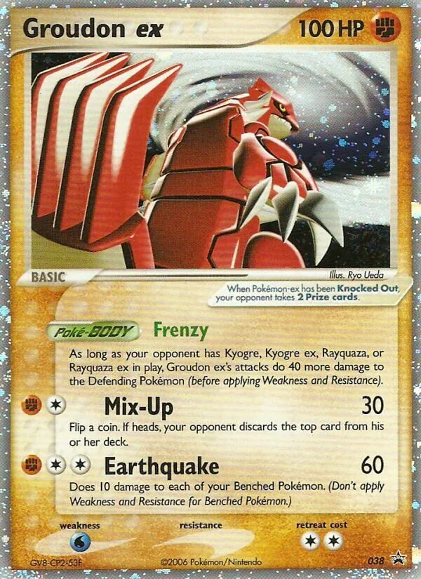 Groudon ex 「NP 038」「EN」