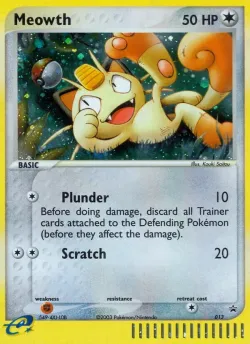 Meowth 「NP 013」「EN」