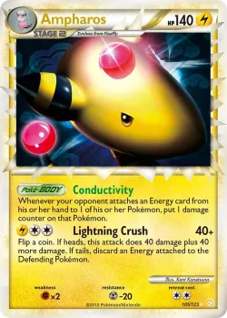 Ampharos 「HS 105/123」「EN」