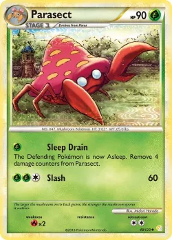 Parasect #48/123 · Pokémon