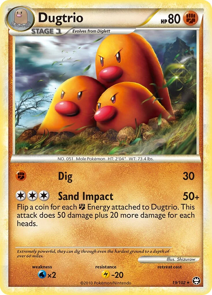 Dugtrio 「TM 19/102」「EN」