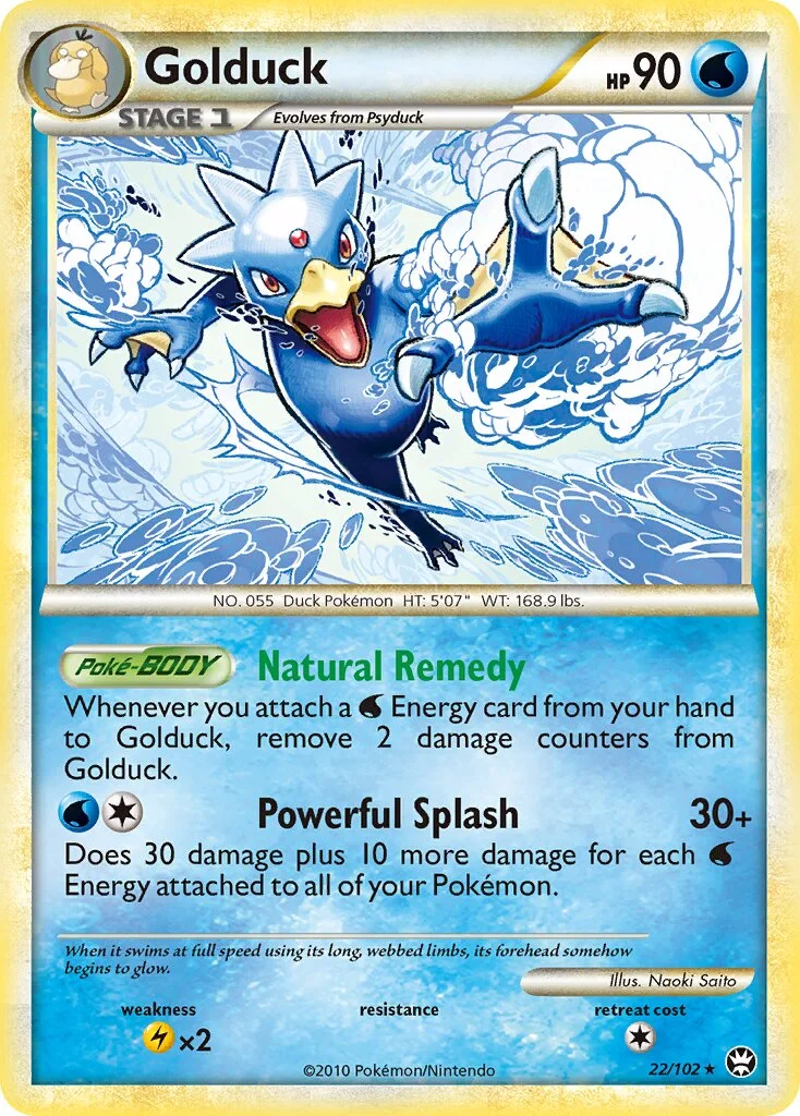 Golduck 「TM 22/102」「EN」