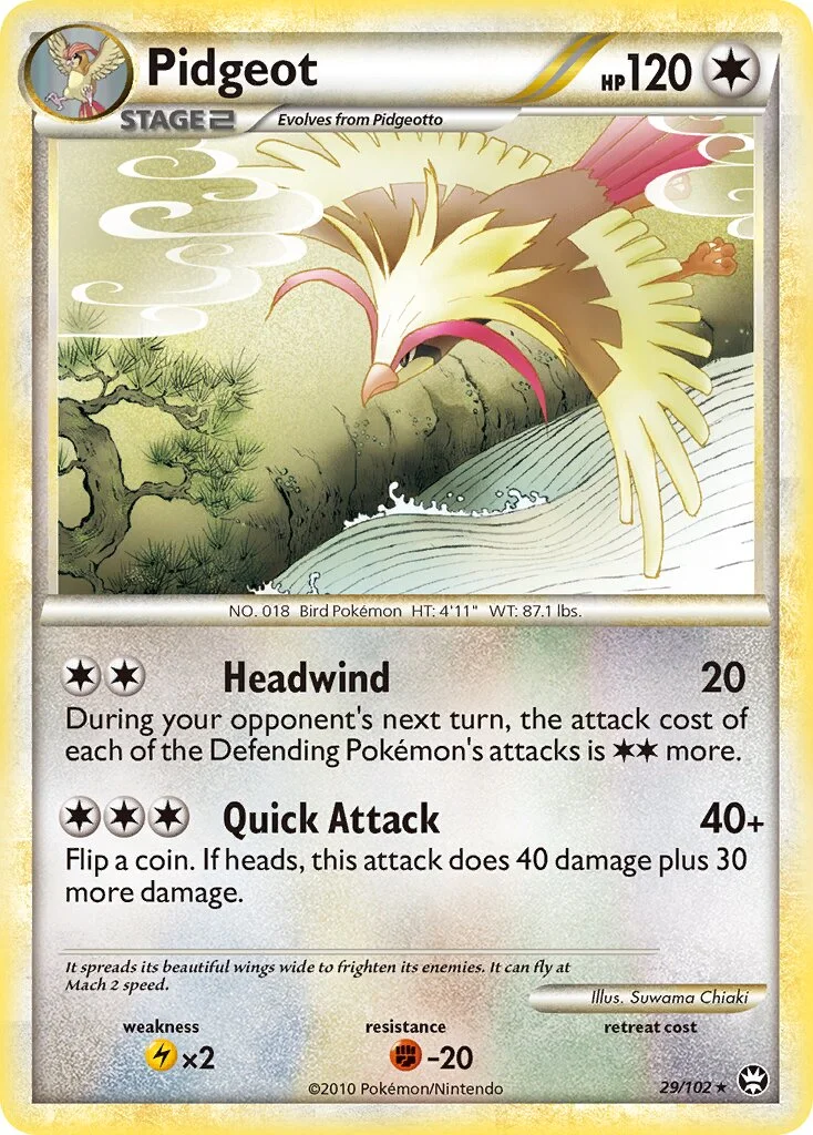 Pidgeot 「TM 29/102」「EN」