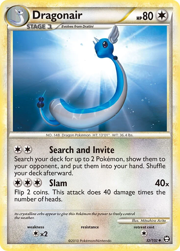 Dragonair 「TM 32/102」「EN」
