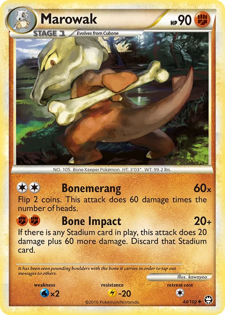 Marowak 「TM 44/102」「EN」