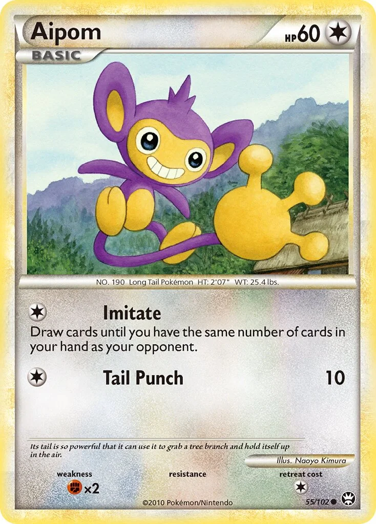 Aipom 「TM 55/102」「EN」