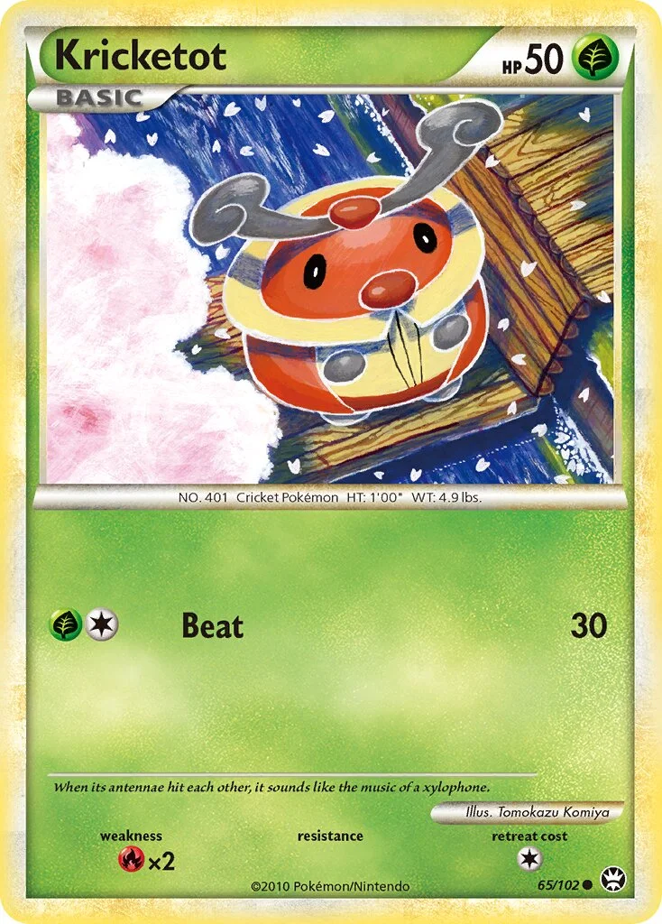 Kricketot 「TM 65/102」「EN」