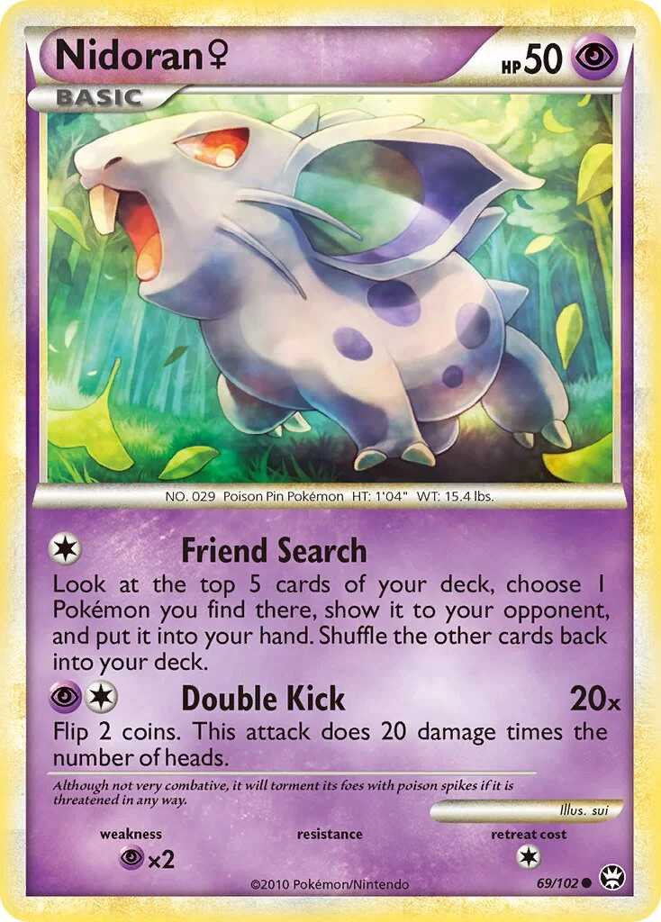 Nidoran ♀ 「TM 69/102」「EN」