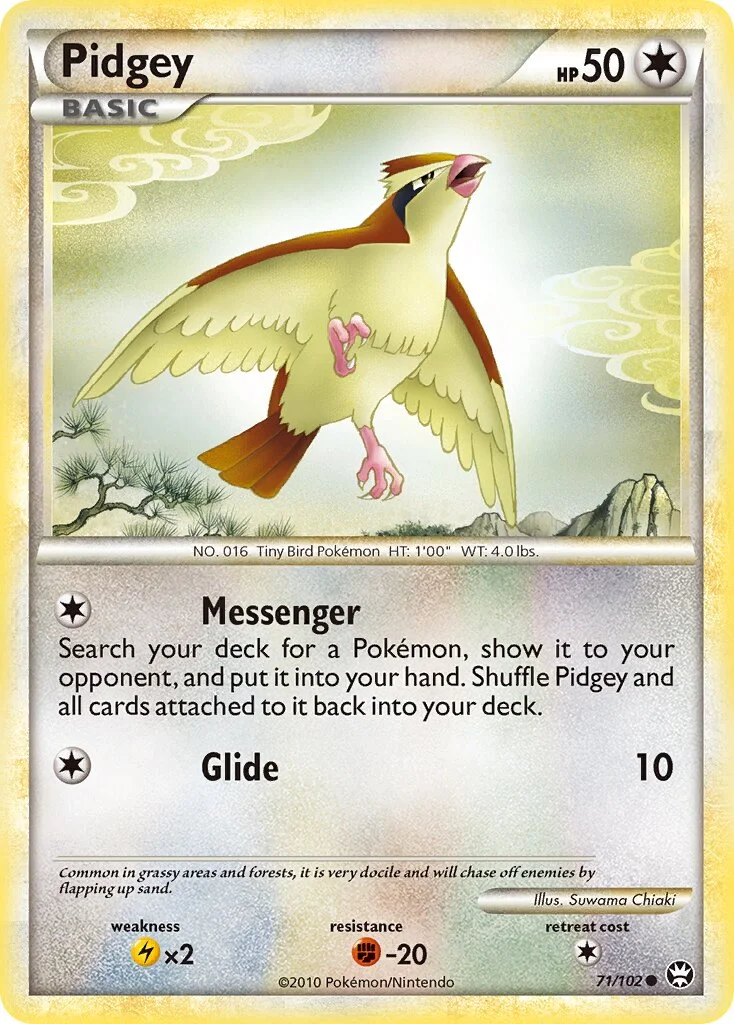 Pidgey 「TM 71/102」「EN」