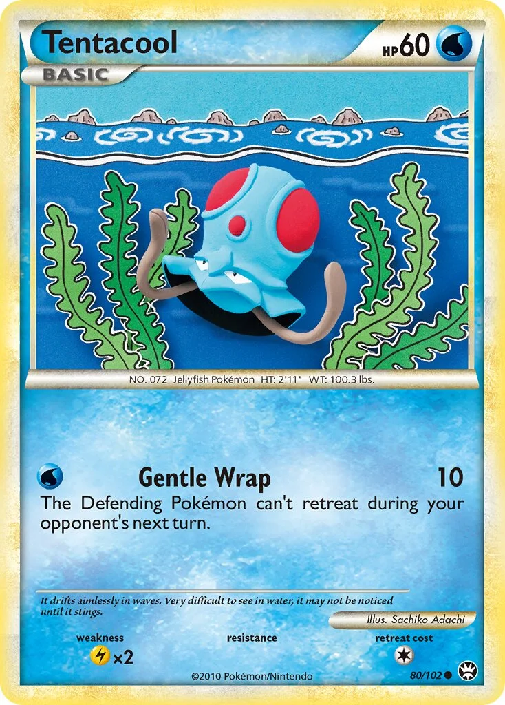 Tentacool 「TM 80/102」「EN」