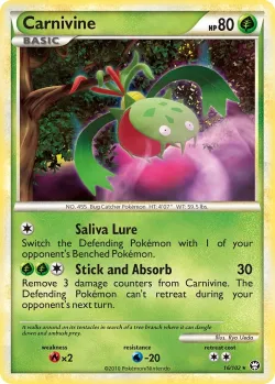 Carnivine #16/102 · Pokémon