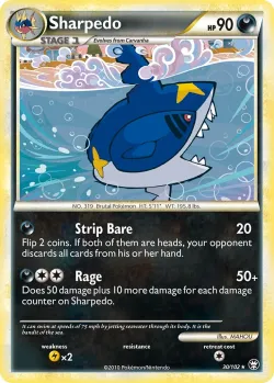 Sharpedo #30/102 · Pokémon