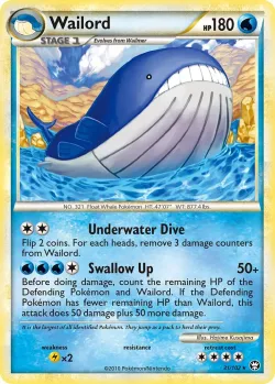 Wailord #31/102 · Pokémon