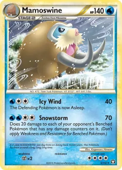 Mamoswine #5/102 · Pokémon