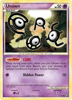 Unown #51/102 · Pokémon