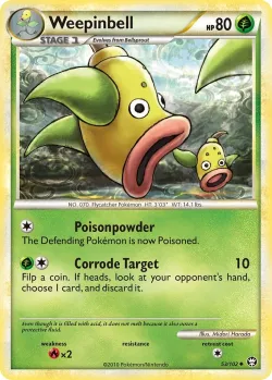 Weepinbell #53/102 · Pokémon