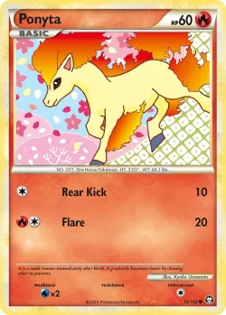 Ponyta #72/102 · Pokémon