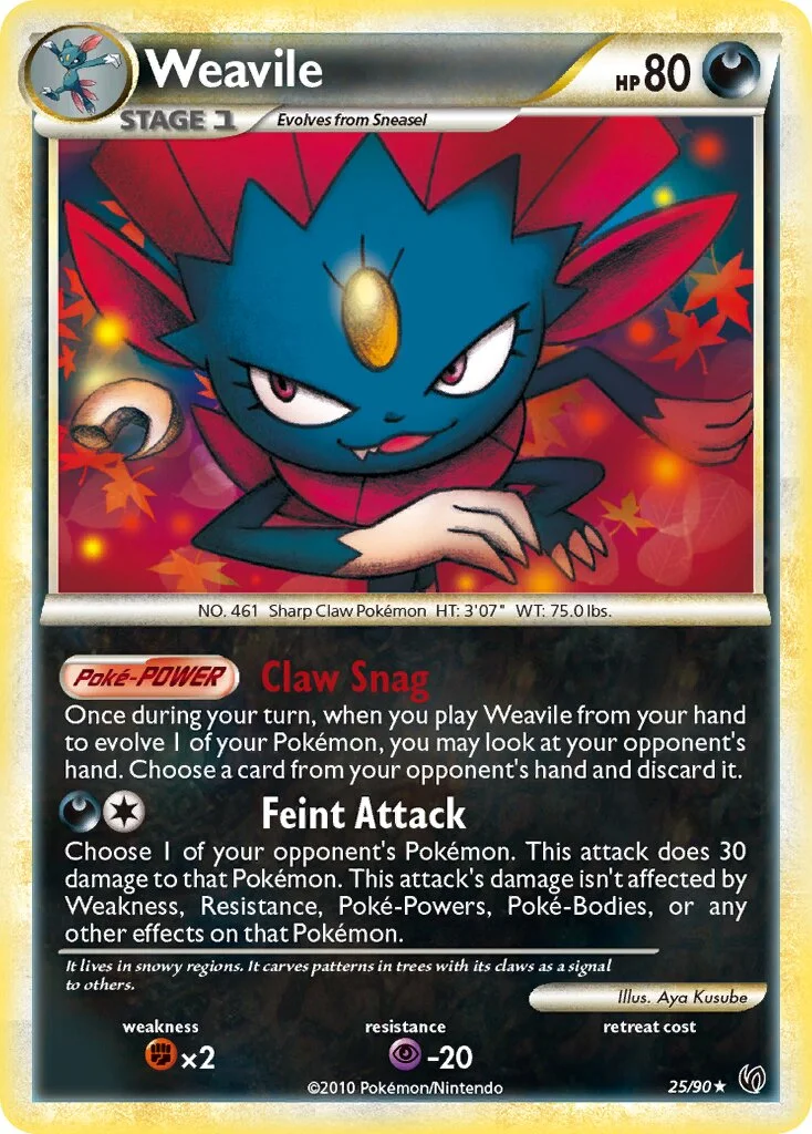 Weavile 「UD 25/90」「EN」