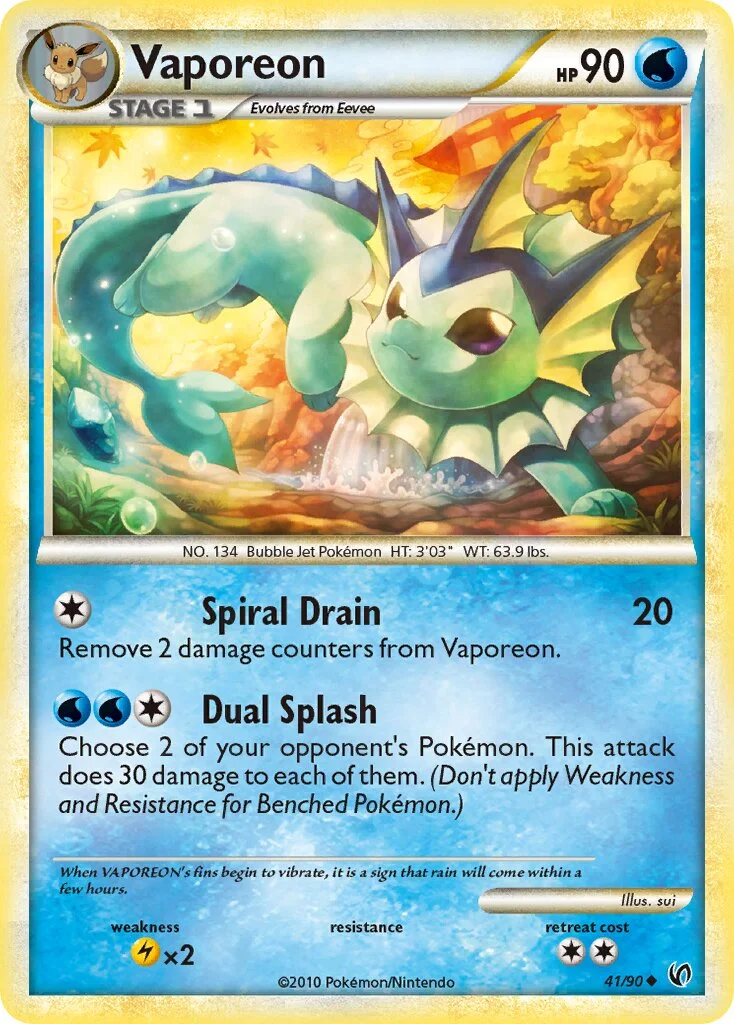 Vaporeon 「UD 41/90」「EN」