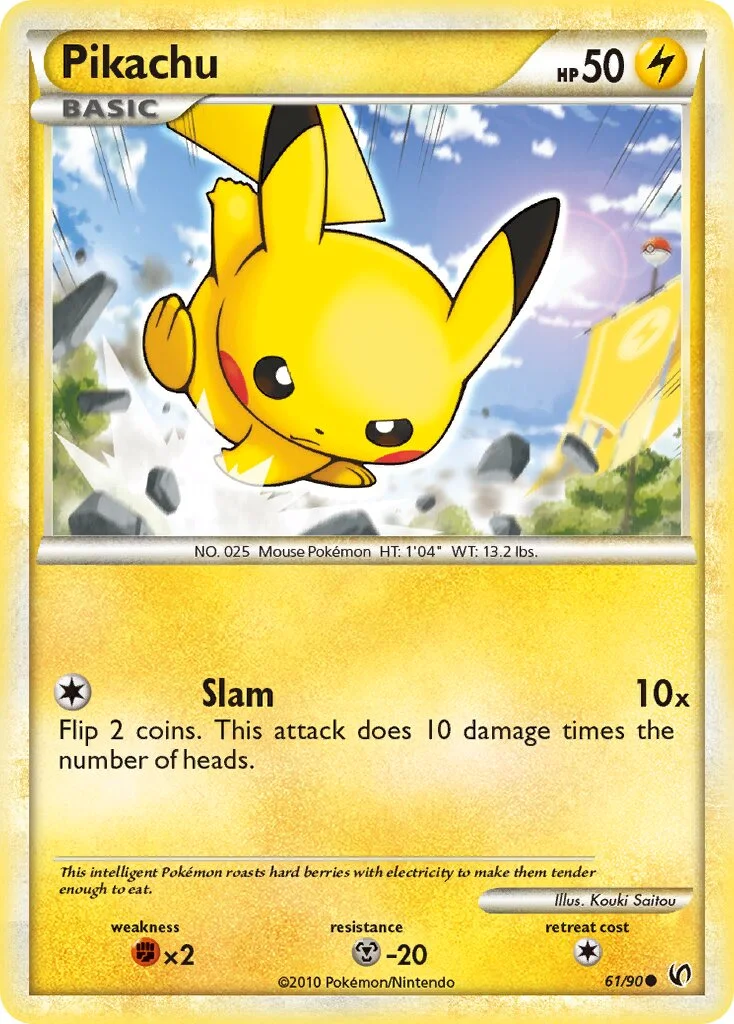 Pikachu 「UD 61/90」「EN」