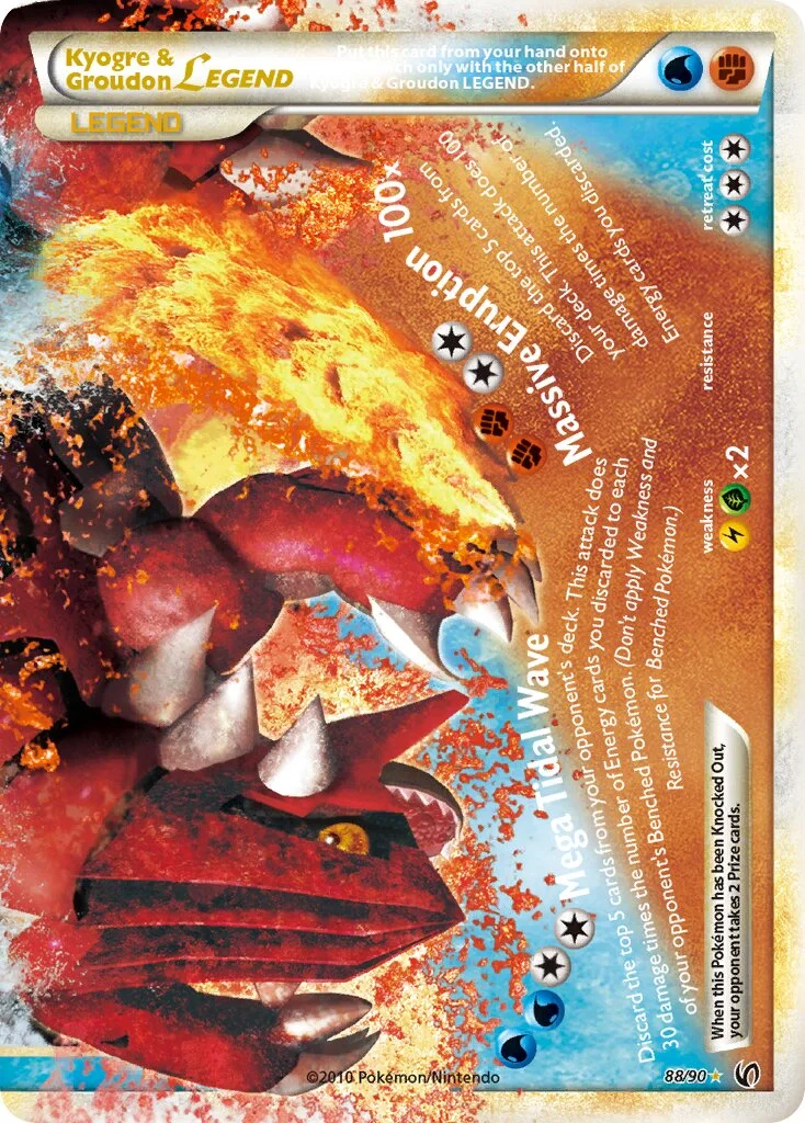 Kyogre & Groudon LEGEND 「UD 88/90」「EN」