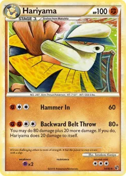 Hariyama #14/90 · Pokémon