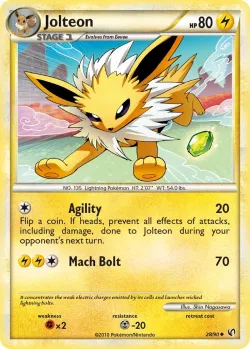 Jolteon #28/90 · Pokémon