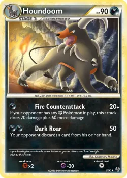 Houndoom #5/90 · Pokémon