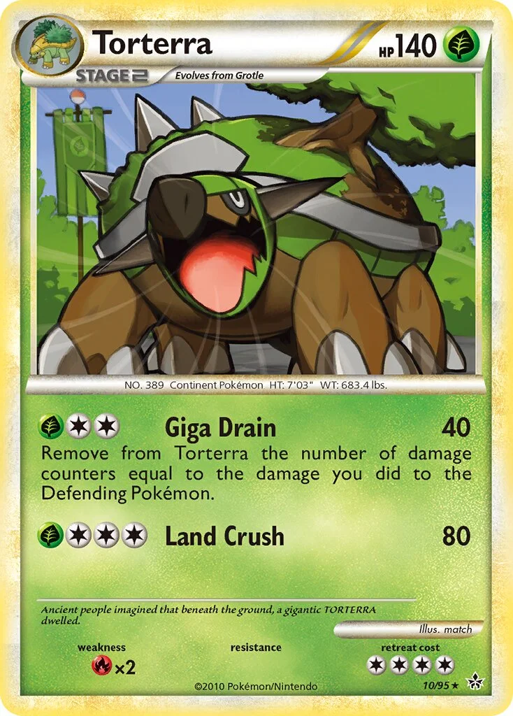 Torterra 「UL 10/95」「EN」
