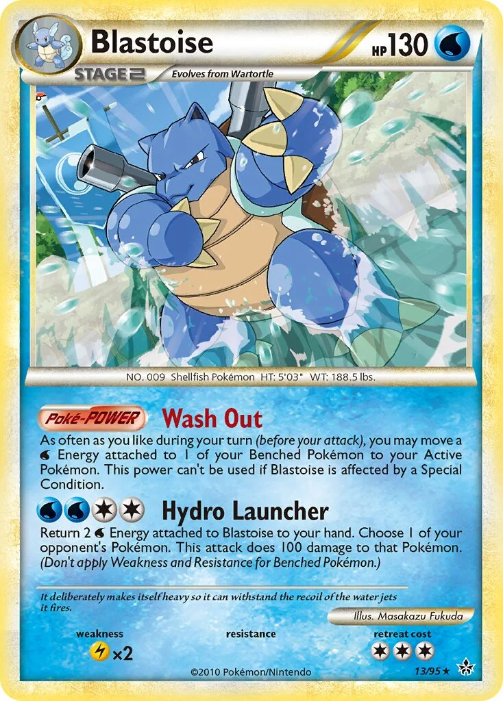 Blastoise 「UL 13/95」「EN」