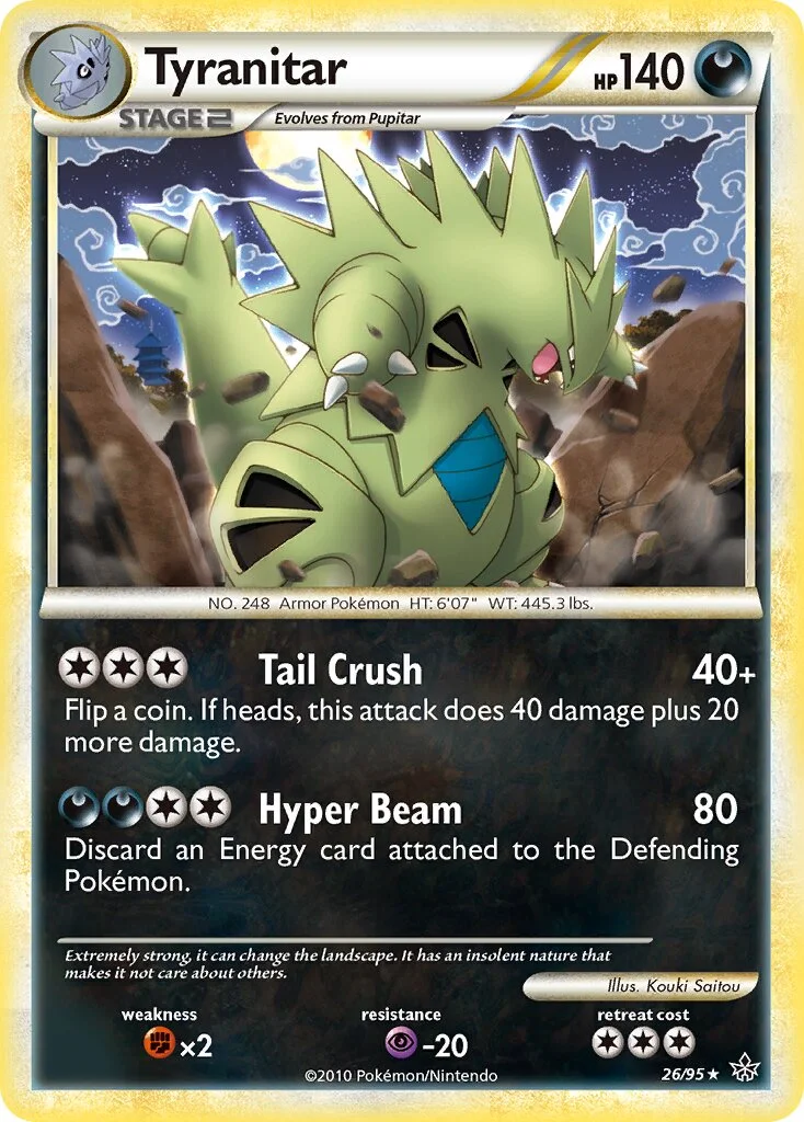 Tyranitar 「UL 26/95」「EN」