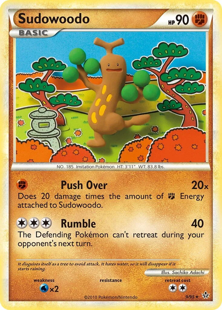 Sudowoodo 「UL 9/95」「EN」