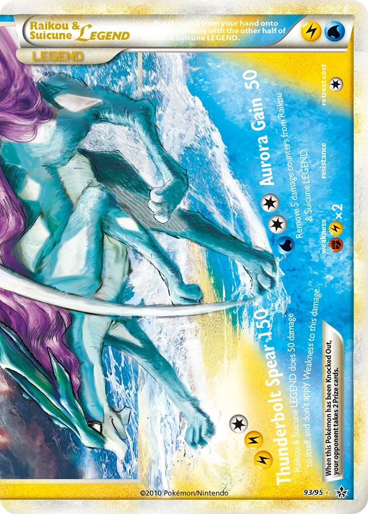 Raikou & Suicune LEGEND 「UL 93/95」「EN」