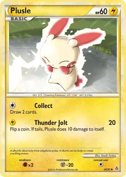 Plusle #36/95 · Pokémon